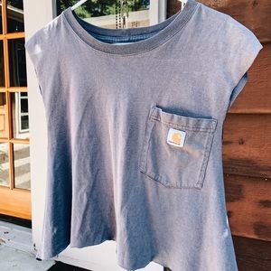 Carhartt Cropped ripped tank top